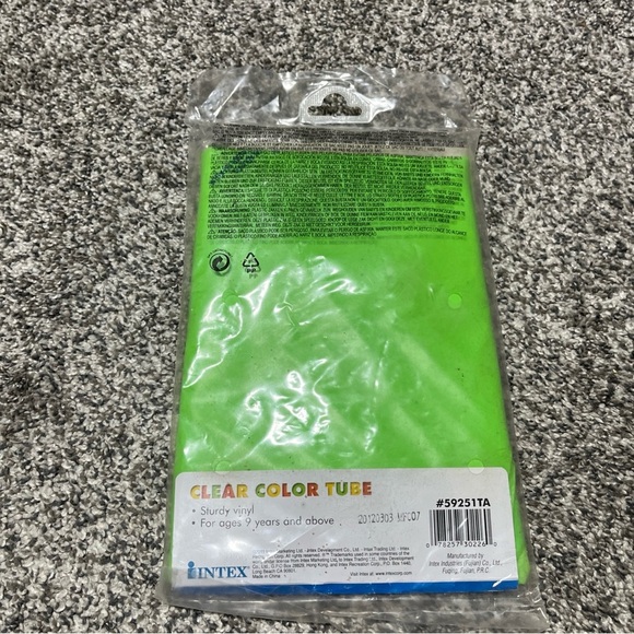 2011 Intex The Wet Set Tube 59251TA  Green NOS New 36 in. - Picture 4 of 6